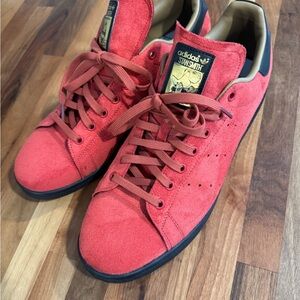 Adidas Stan Smith Disney Hook Red Sneakers